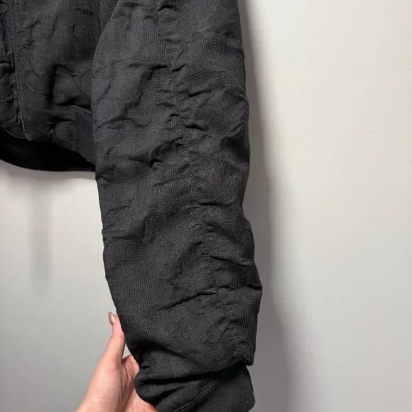 Nike Bomber Naomi Osaka Tennis Cropped Jacket Black Medium - Picture 4 of 8